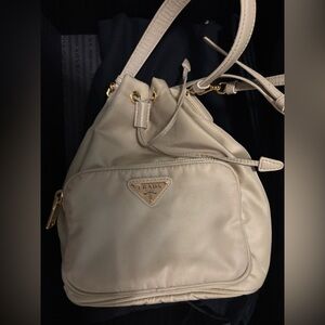 Prada nylon bucket bag